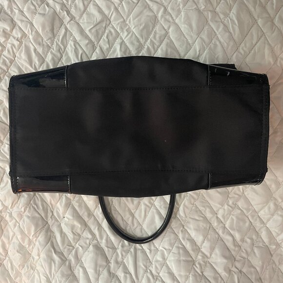 Tory Burch Ella Black Large Tote - Picture 8 of 10